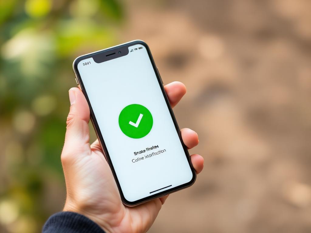 FangCheck app showing a safe identification result
