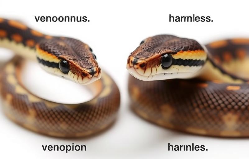 Most people can't reliably tell venomous from harmless snakes